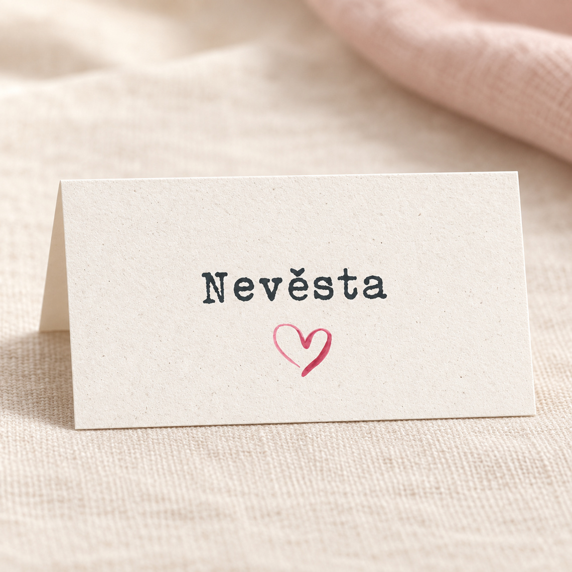Svadobná menovka 280 – ukážka z kolekcie
