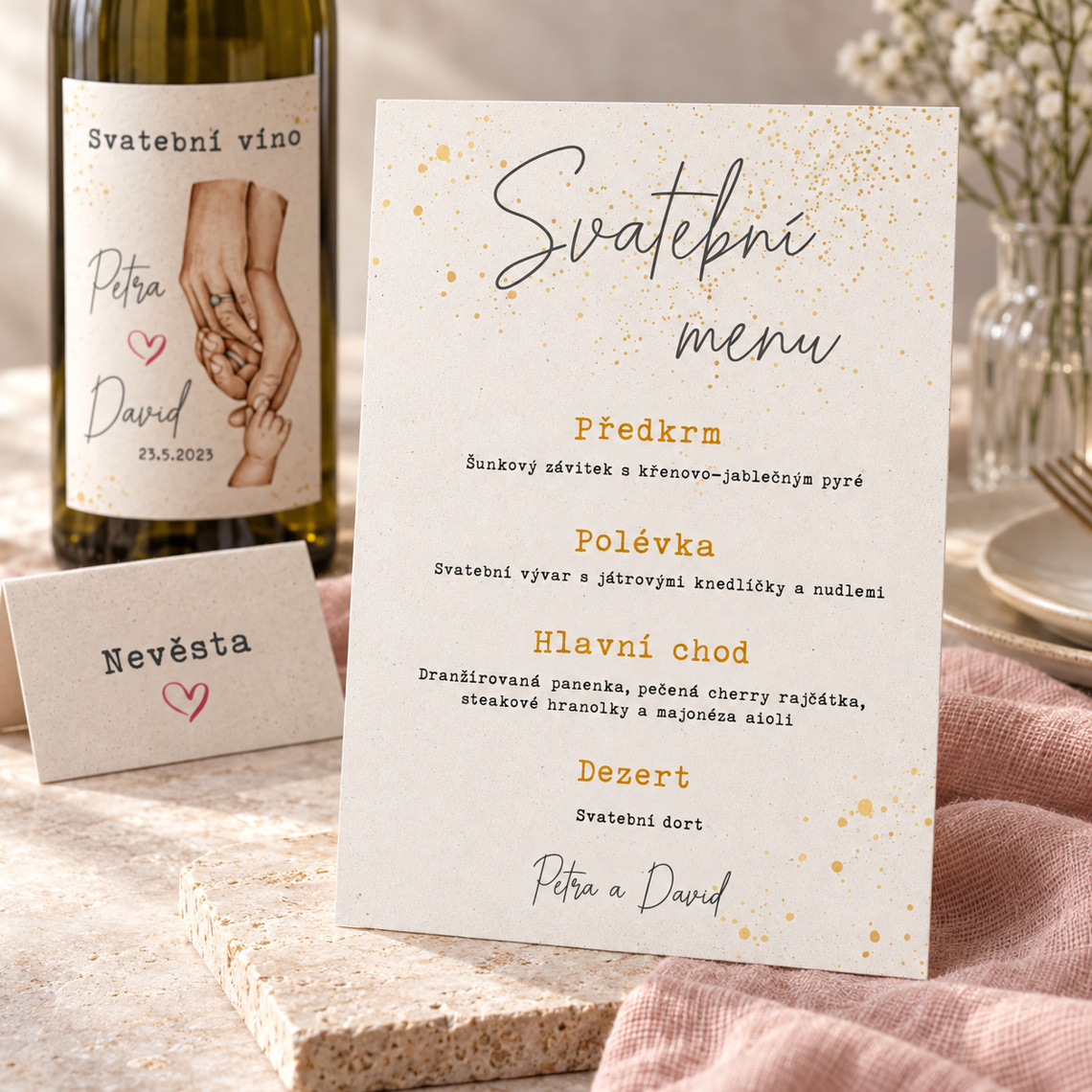 Svatební menu 280 – Sladěná sada