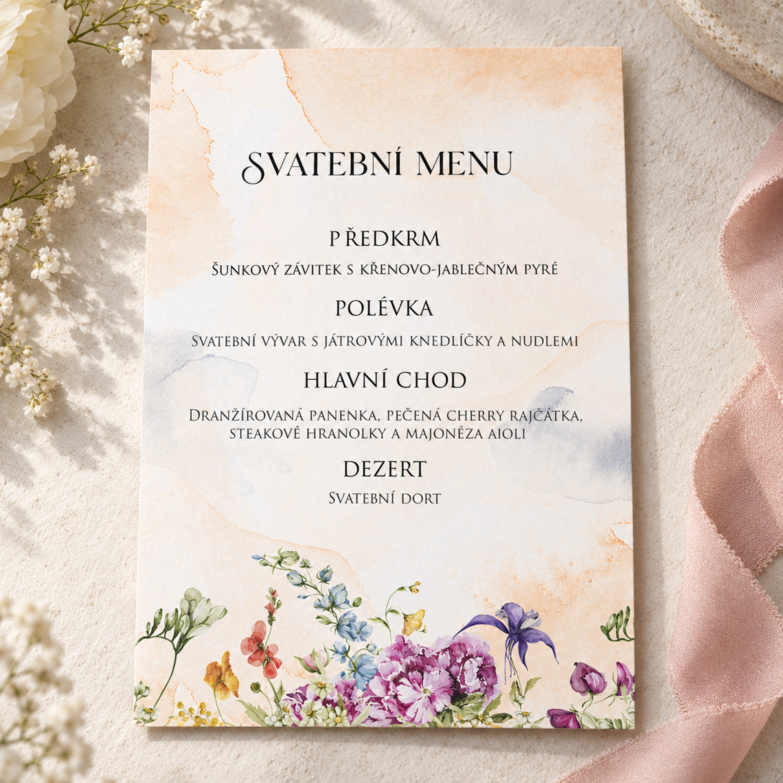 Svatební menu 350 – Produkt