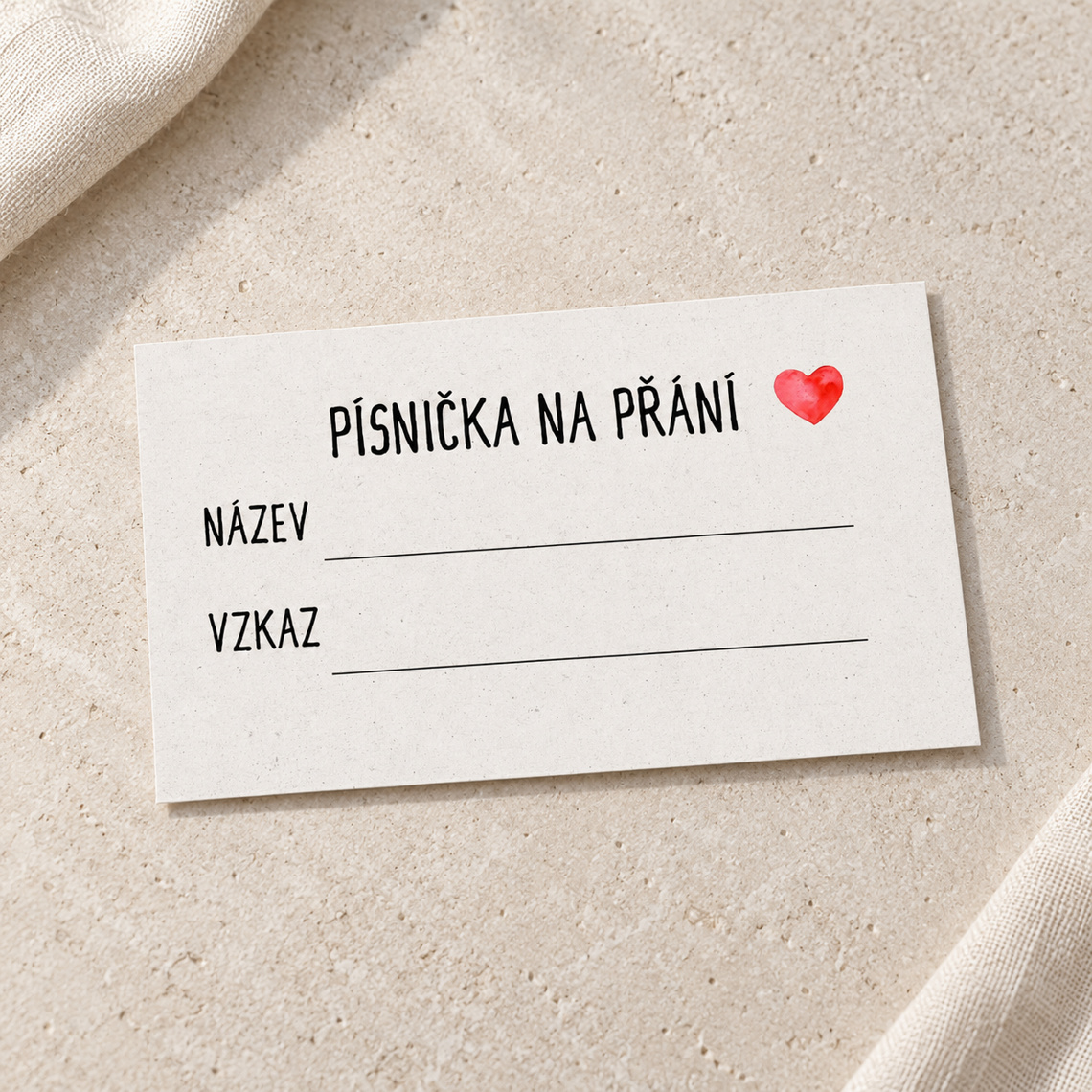 Kartička pro DJ 283 – Produkt