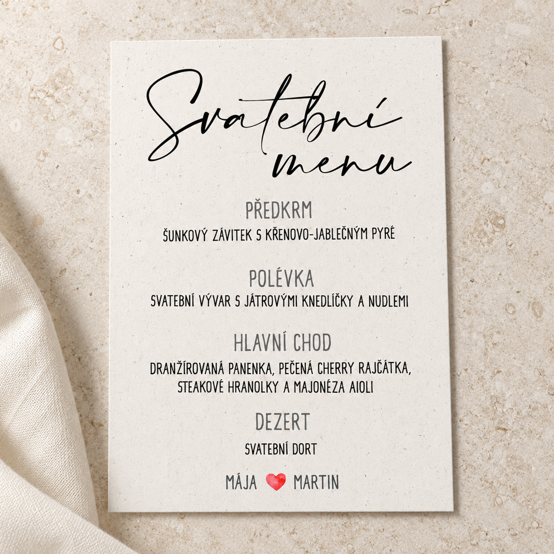 Svadobné menu 282 – ukážka z kolekcie