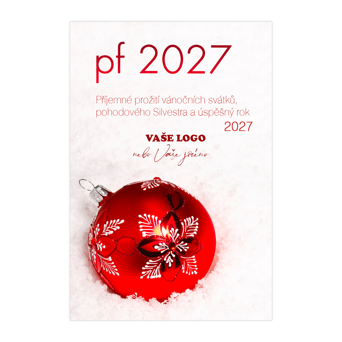Vianočná etiketa na víno 129 – ukážka produktu