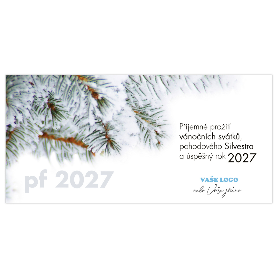 Novoročenka 142 – Zasnežená vetvička