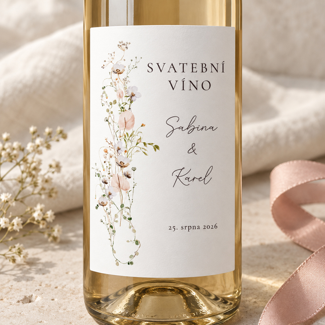 Etiketa na svatební víno 359 – Produkt