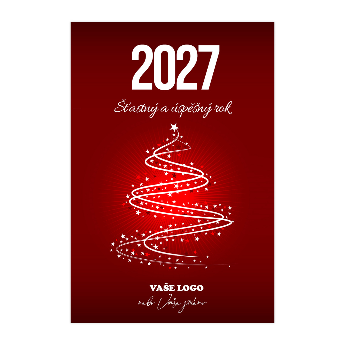 Vánoční etiketa na víno 30 jako etiketa na svatební víno