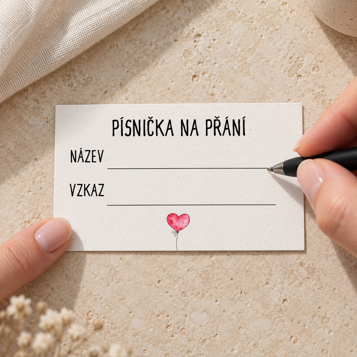 Kartička pro DJ 281 – Použití