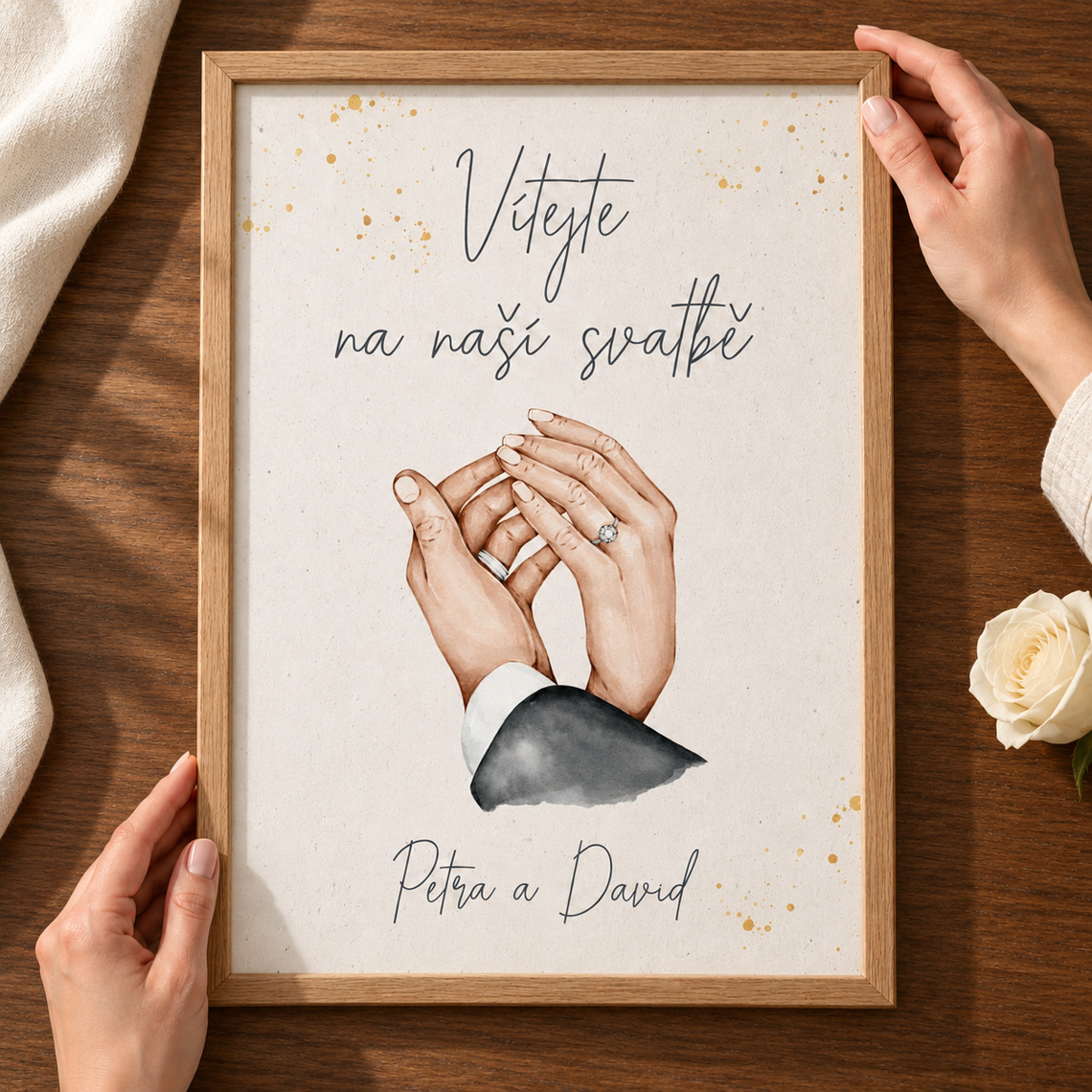 Vítací cedule 279 – Teplé dřevo – Použití