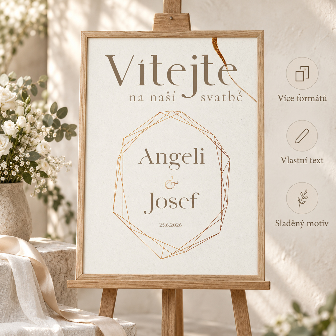 Vítací cedule 357 – Výhody produktu