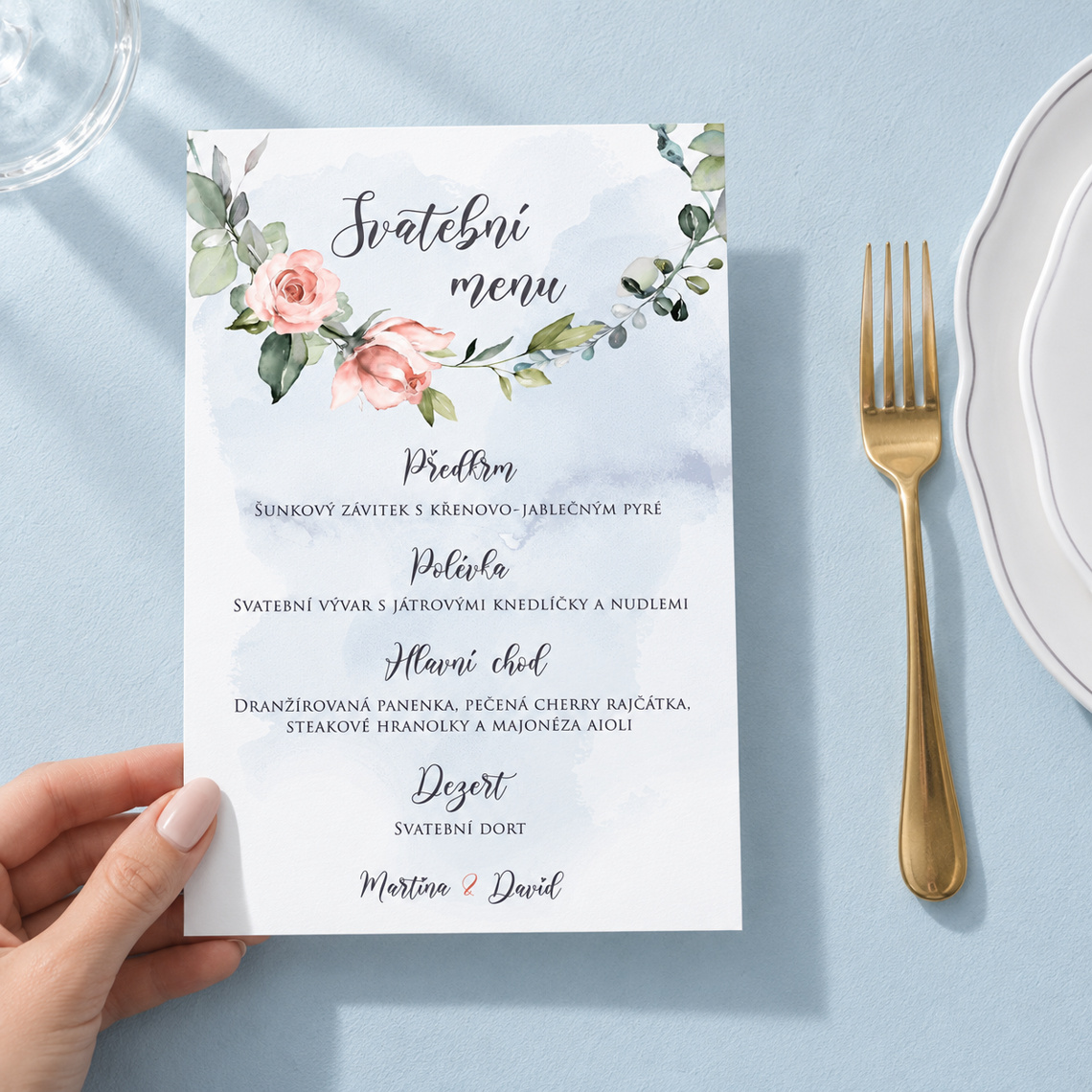 Svatební menu 271 – V rukou a při použití