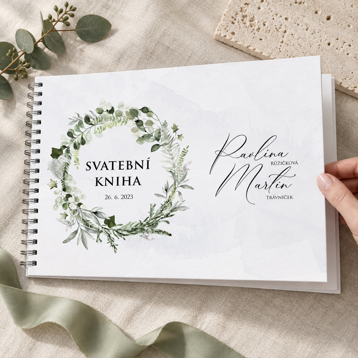 Svatební kniha 287 – S rukama / použití