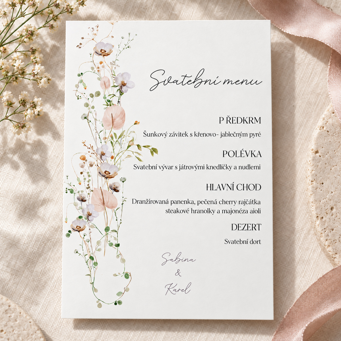 Svatební menu 359 – Produkt