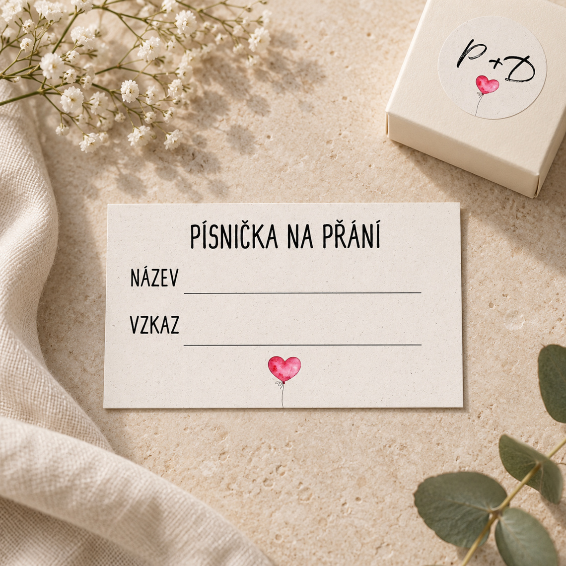 Kartička pro DJ 281 – Sladěná sada