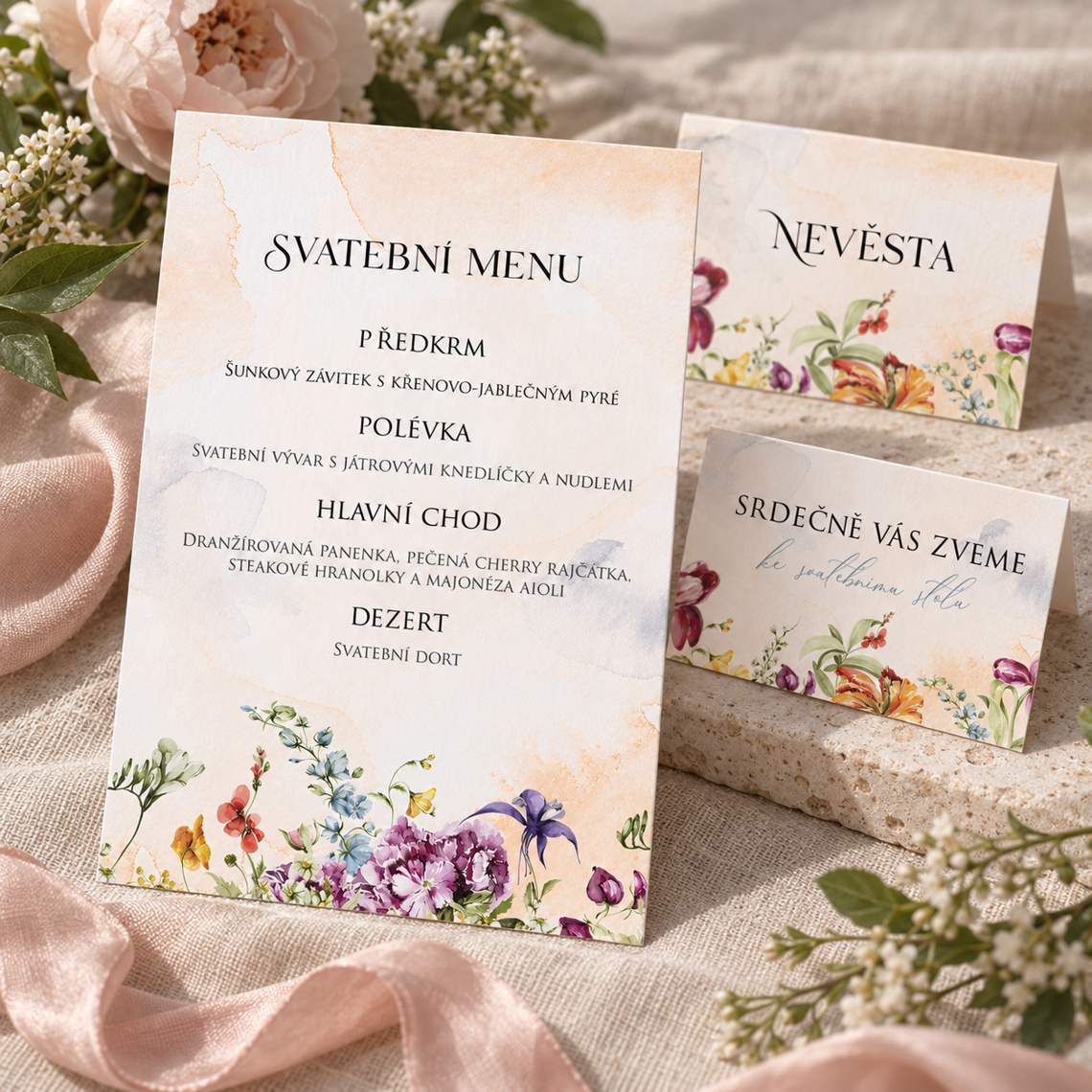 Svatební menu 350 – Sladěná sada