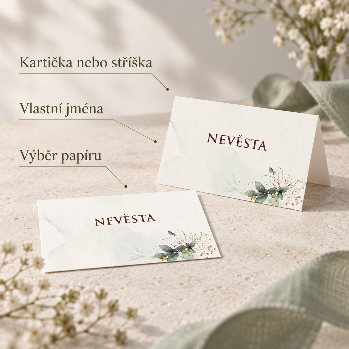 Svatební jmenovka 275 – Vlastnosti produktu