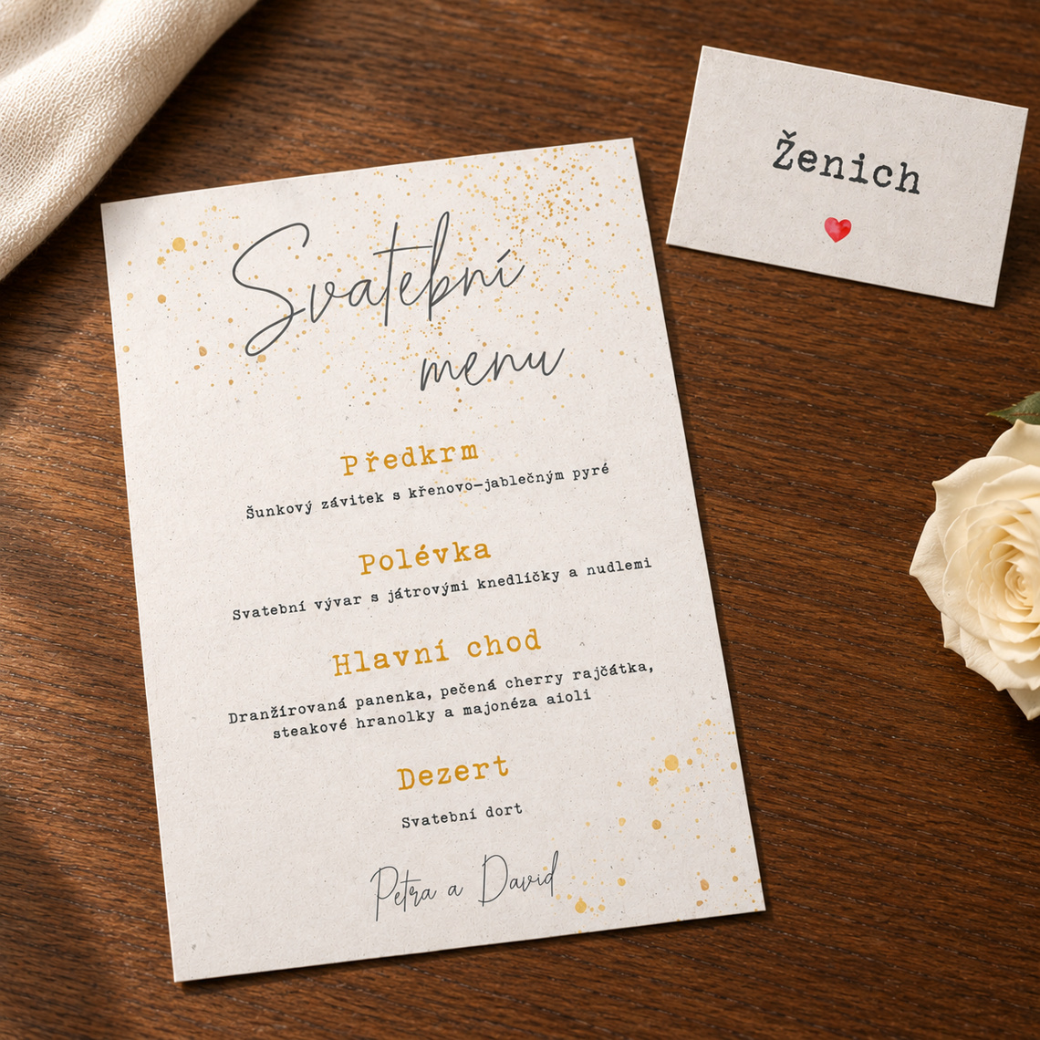 Svadobné menu 279 – ukážka z kolekcie