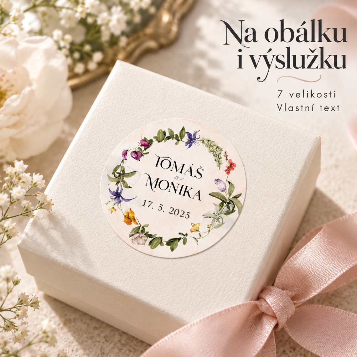 Kulatá samolepka 350 – Benefity a detaily