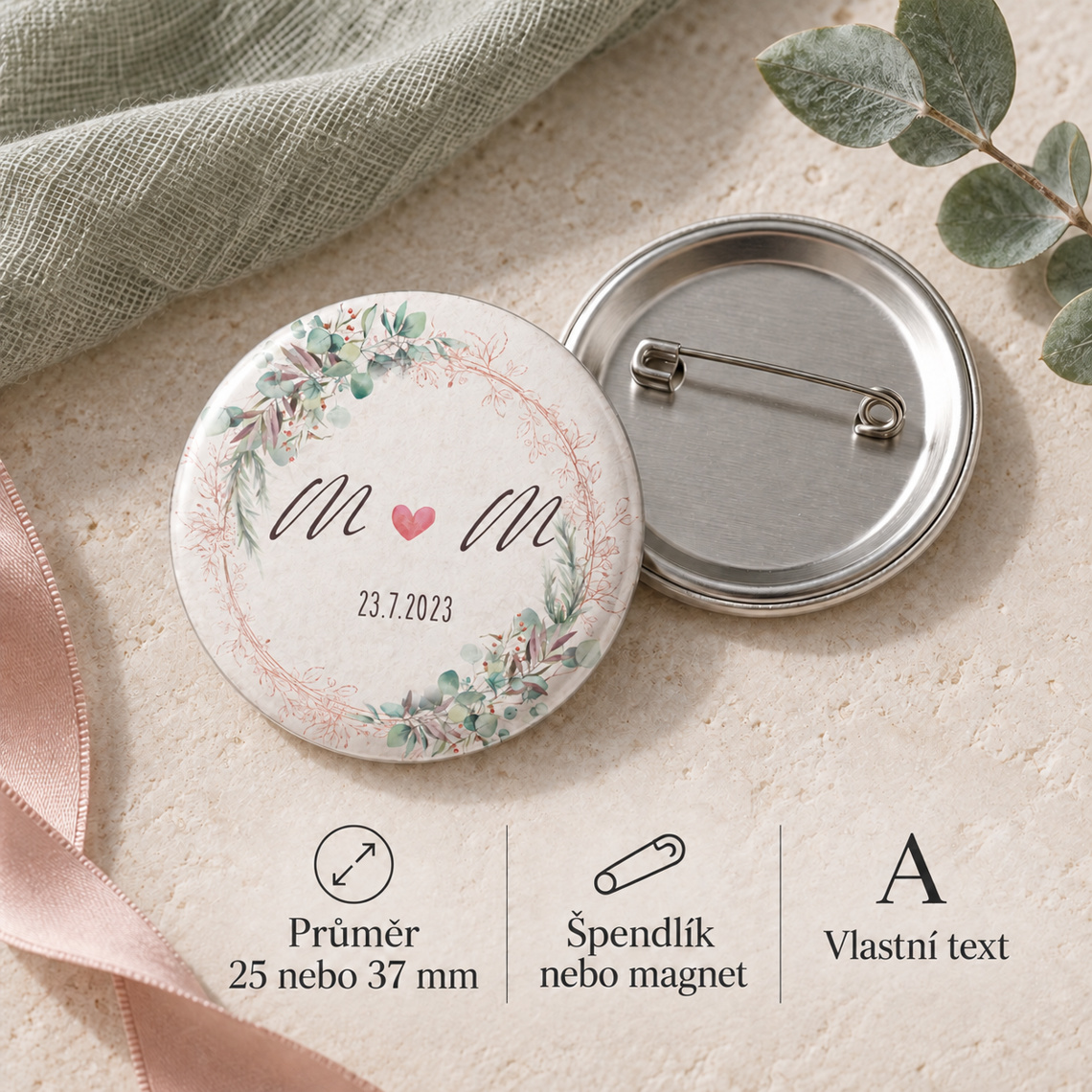 Svatební placka 252 – Benefity a detaily