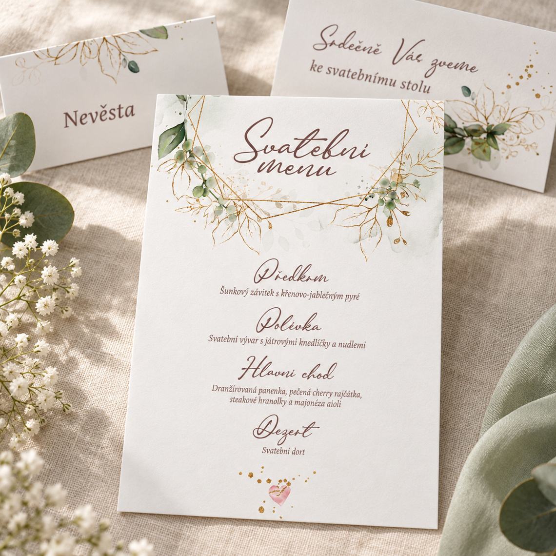 Svatební menu 349 – Sladěná sada