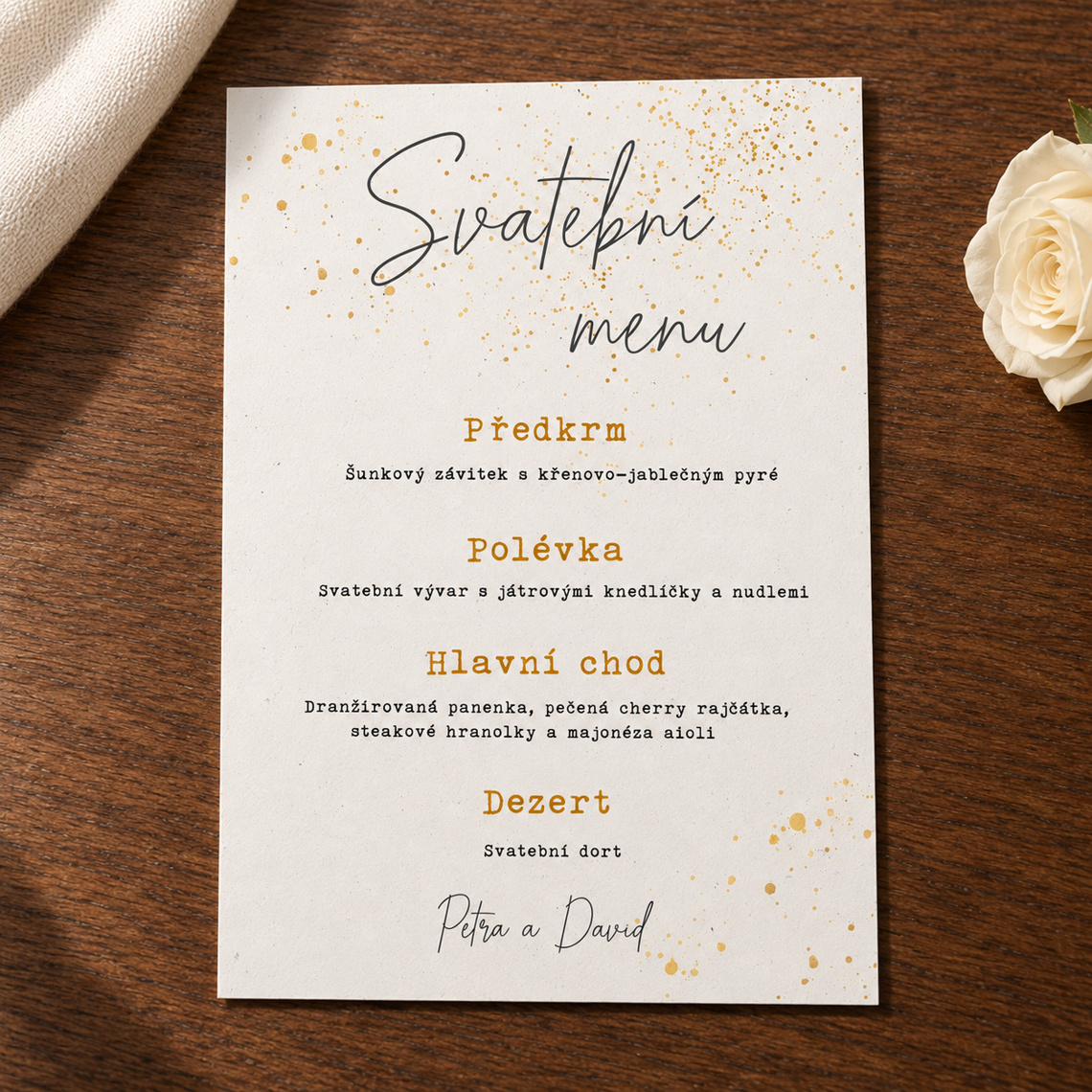 Svadobné menu 279 – ukážka z kolekcie
