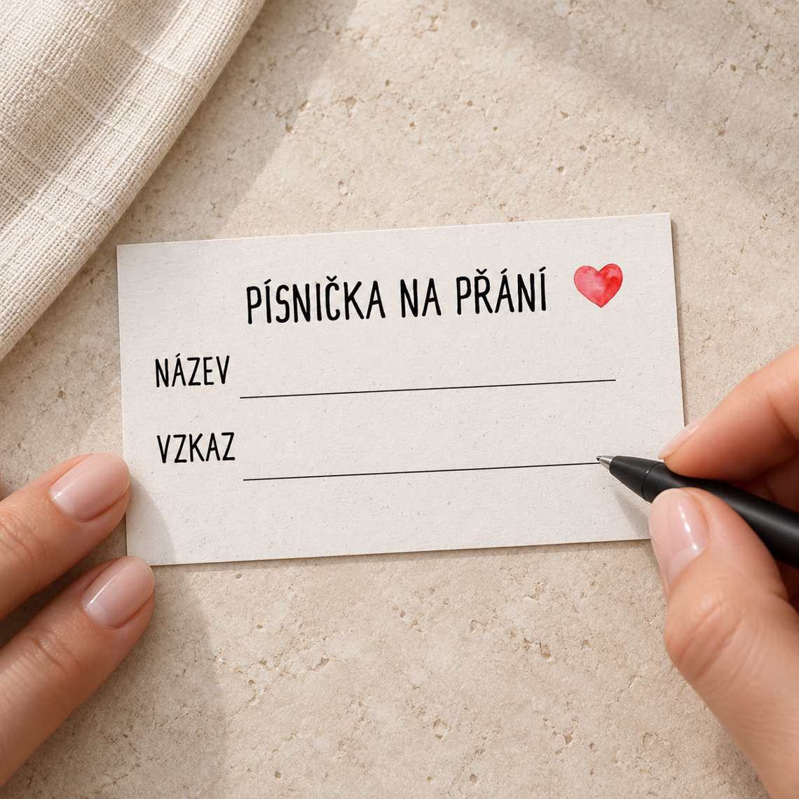 Kartička pro DJ 283 – Použití