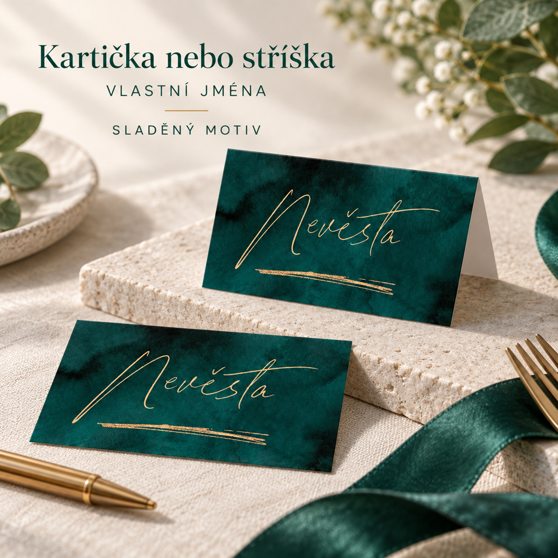 Svatební jmenovka 362 – Detail