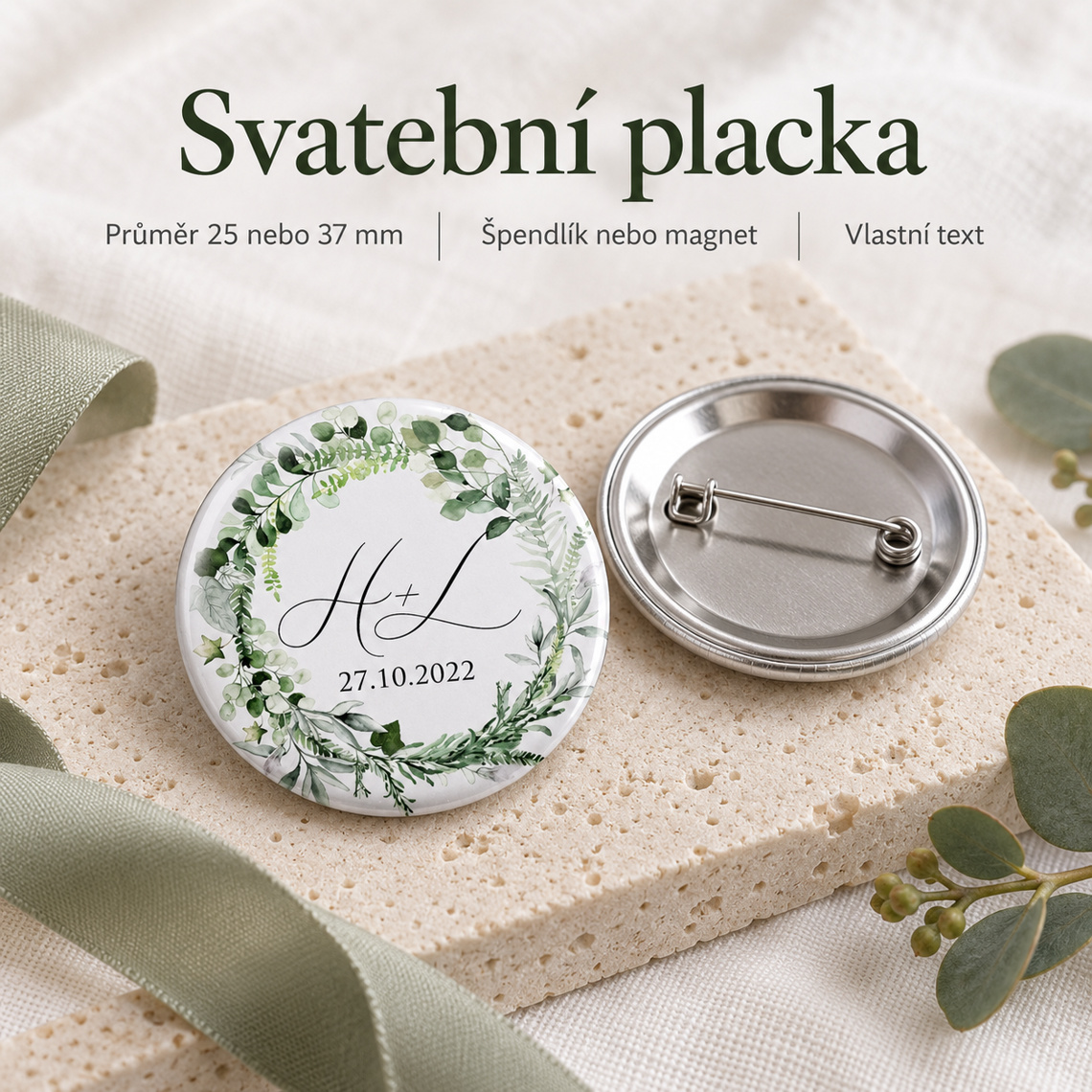 Svatební placka 287 – Benefity a detaily