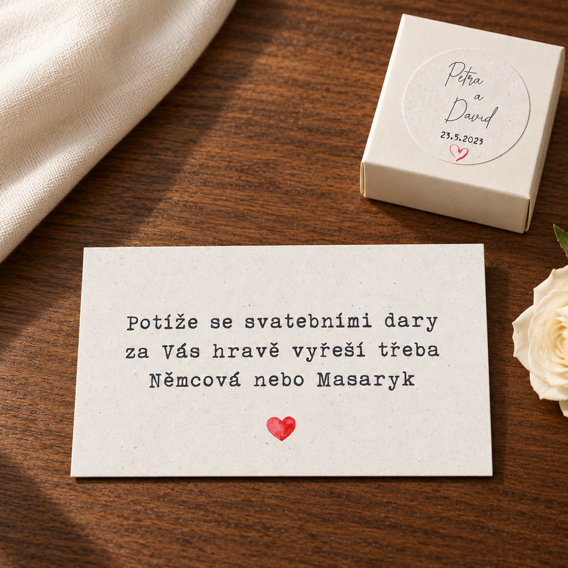 Žádost o dar 279 – Teplé dřevo – Sladěná sada