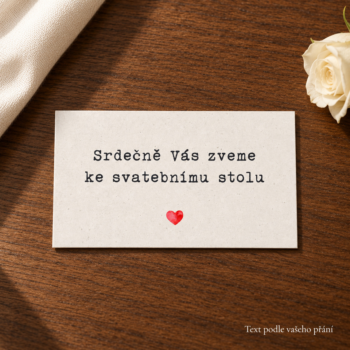 Pozvánka ke stolu 279 – Teplé dřevo – Detail