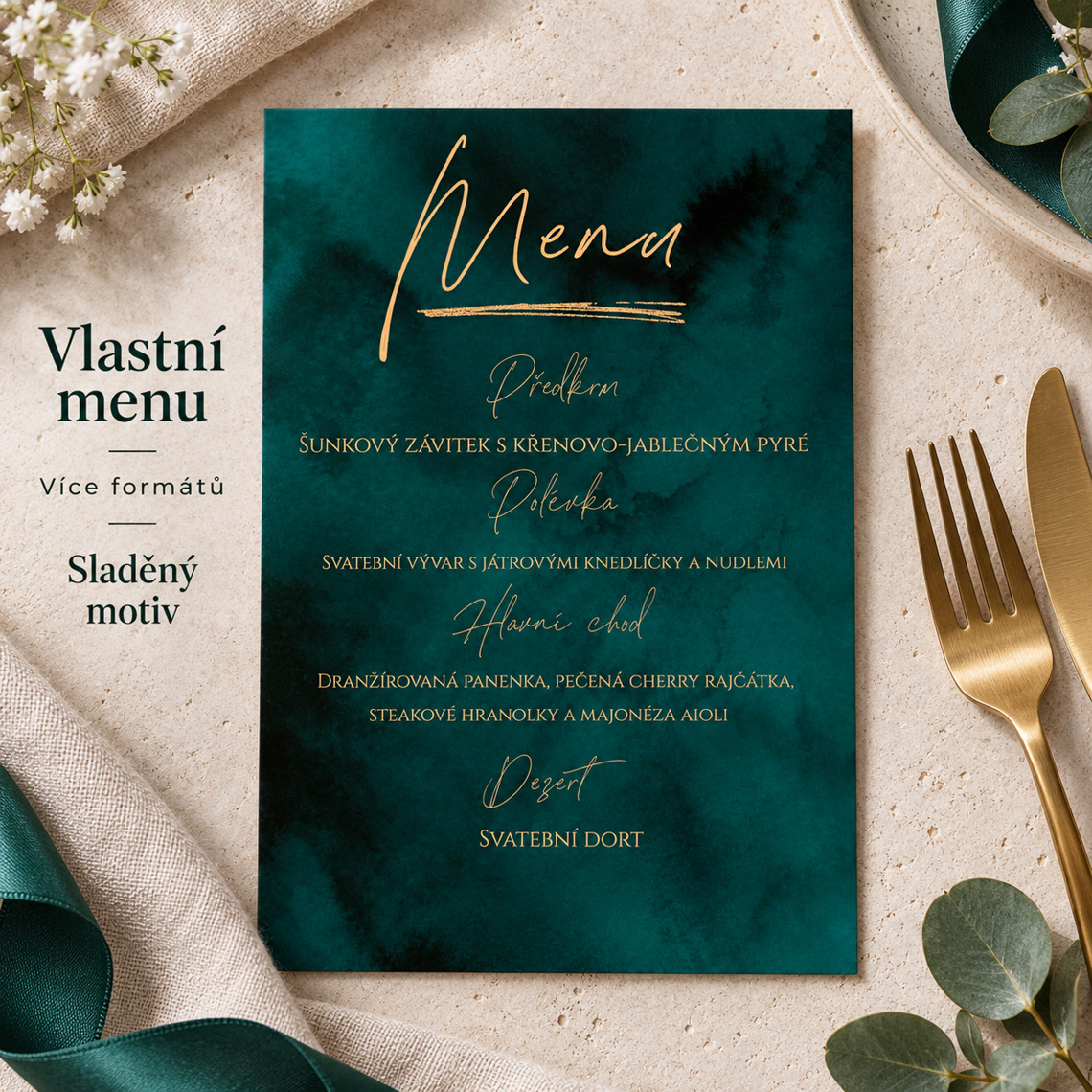 Svatební menu 362 – Detail
