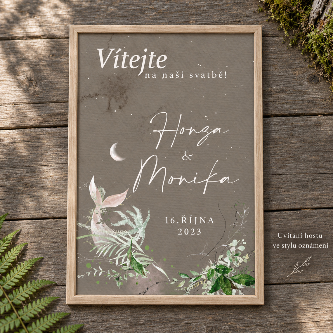 Vítací cedule 278 – Lesní zákoutí – Detail