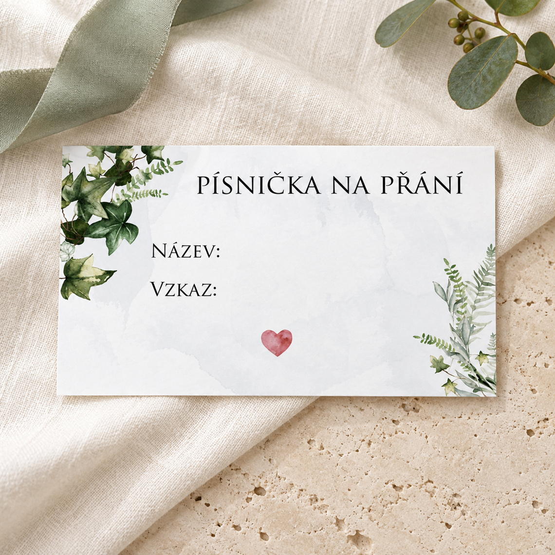 Kartička pro DJ 287 – Samostatný produkt
