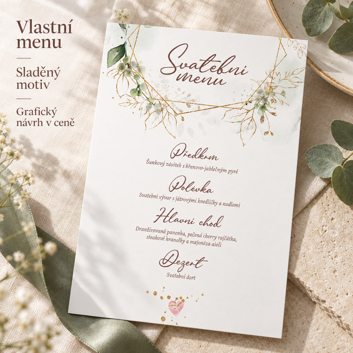 Svatební menu 349 – Benefity
