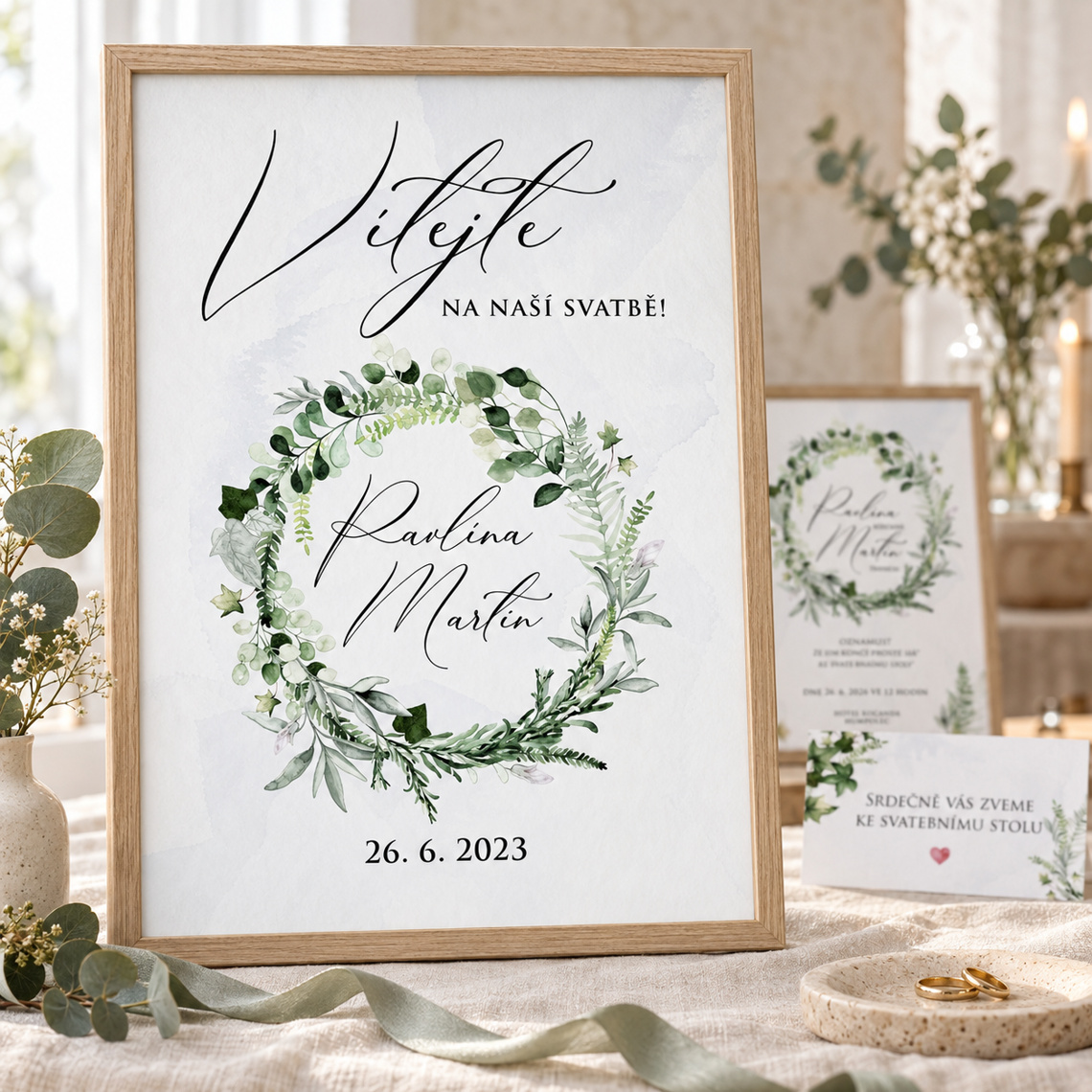 Vítací cedule 287 – Ve sladěné sadě