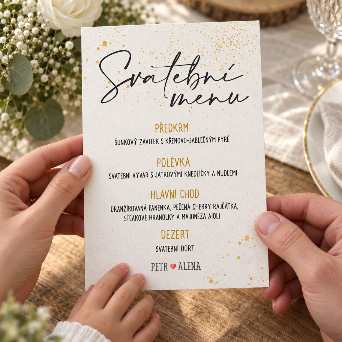 Svadobné menu 284 – ukážka z kolekcie