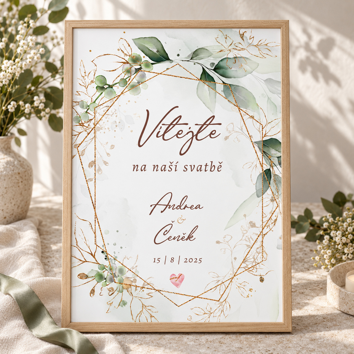 Vítací cedule 349 – Samostatný produkt