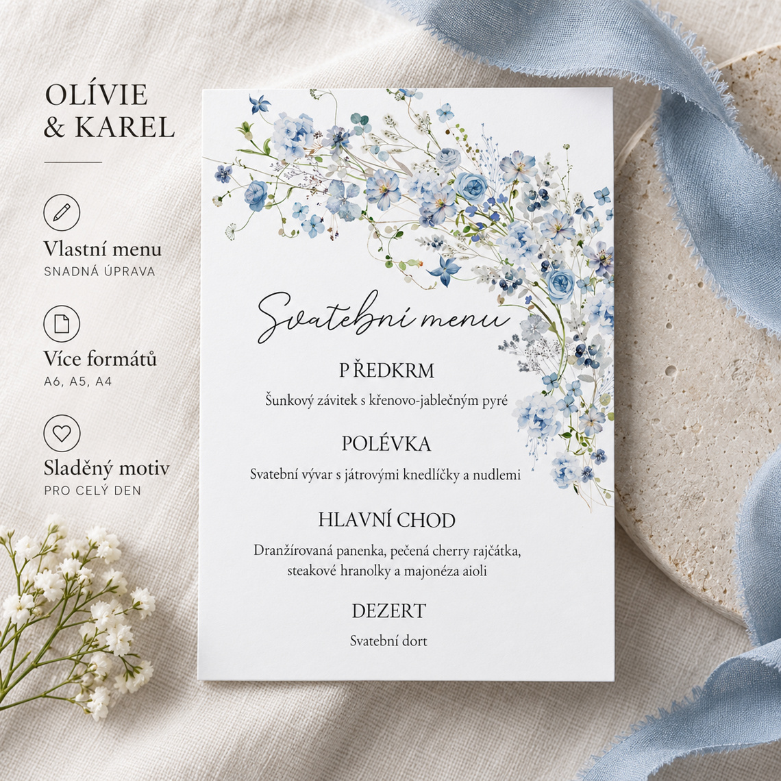 Svatební menu 360 – Detail