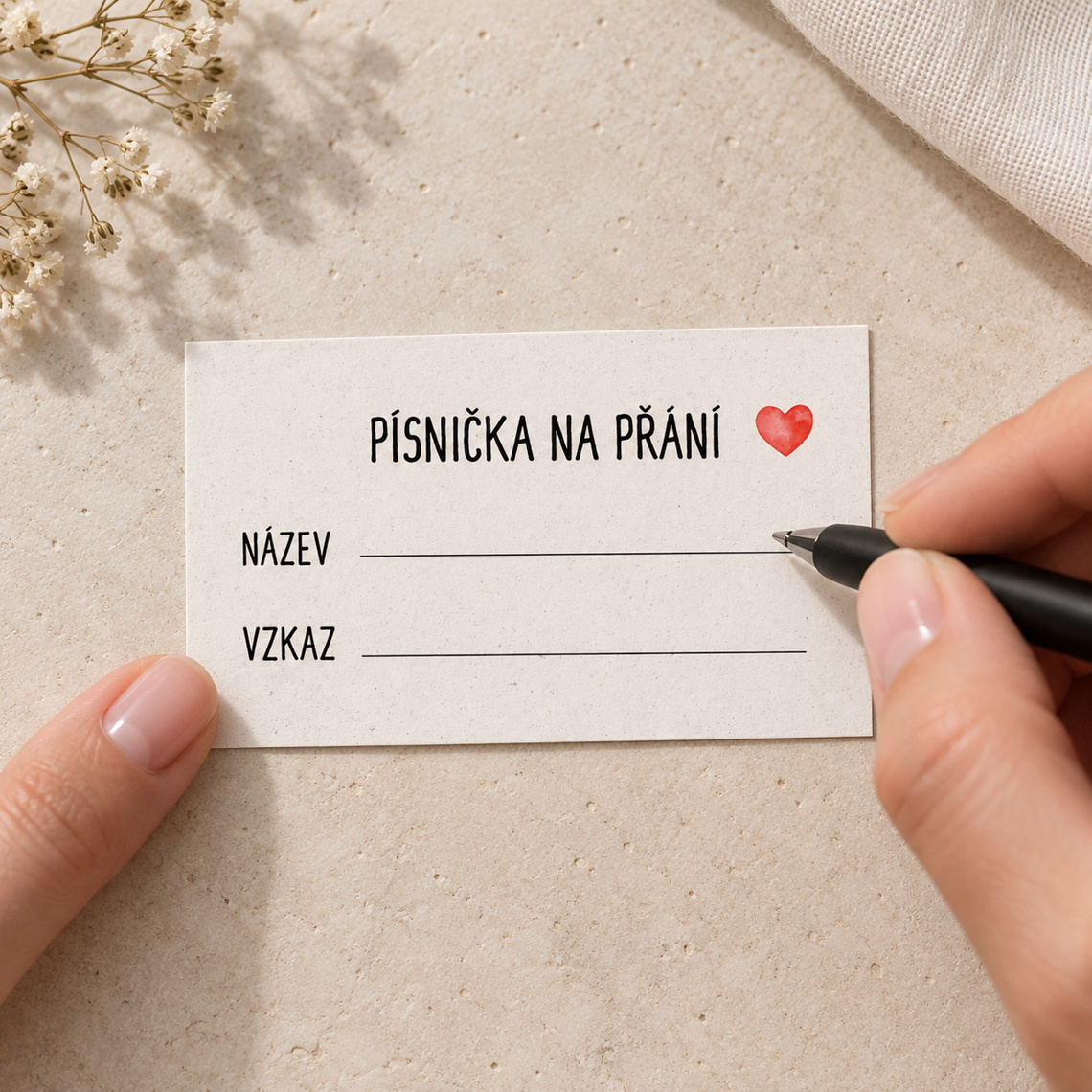 Kartička pro DJ 282 – Použití