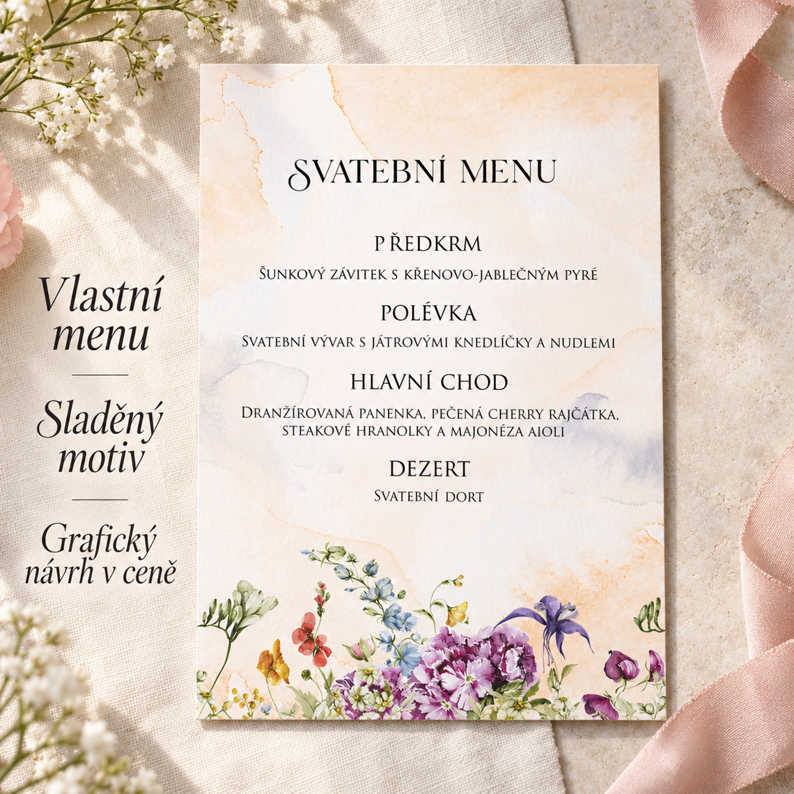 Svatební menu 350 – Benefity a detaily