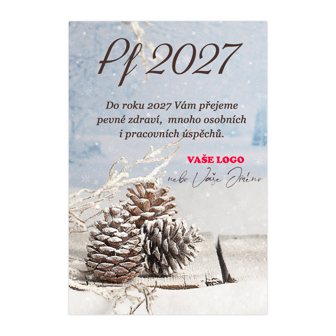 Vianočná etiketa na víno 436 – ukážka produktu