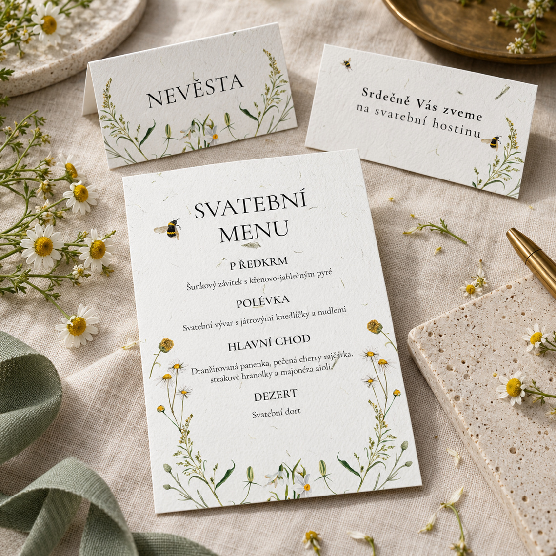 Svatební menu 352 – Sladěná sada