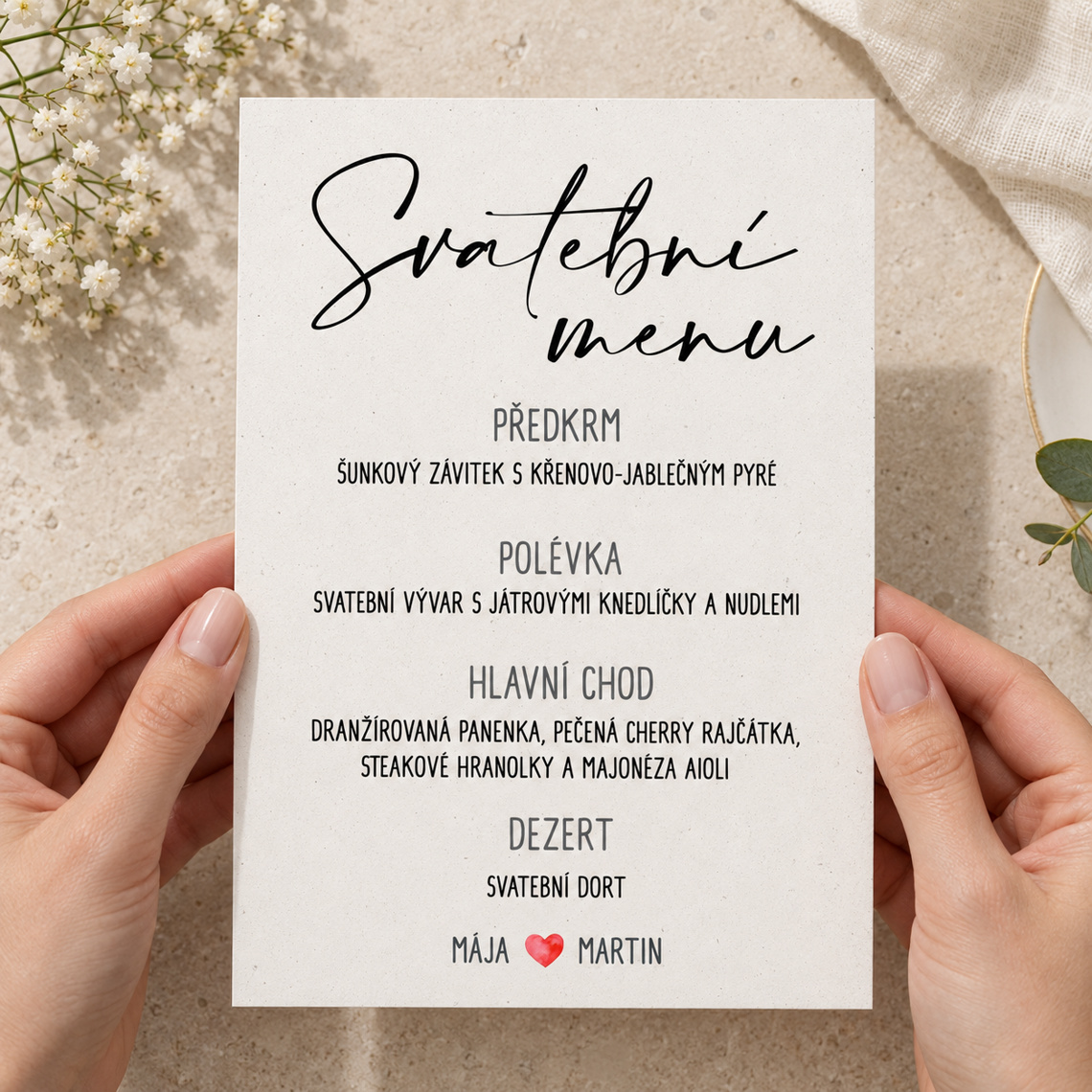 Svadobné menu 282 – ukážka z kolekcie