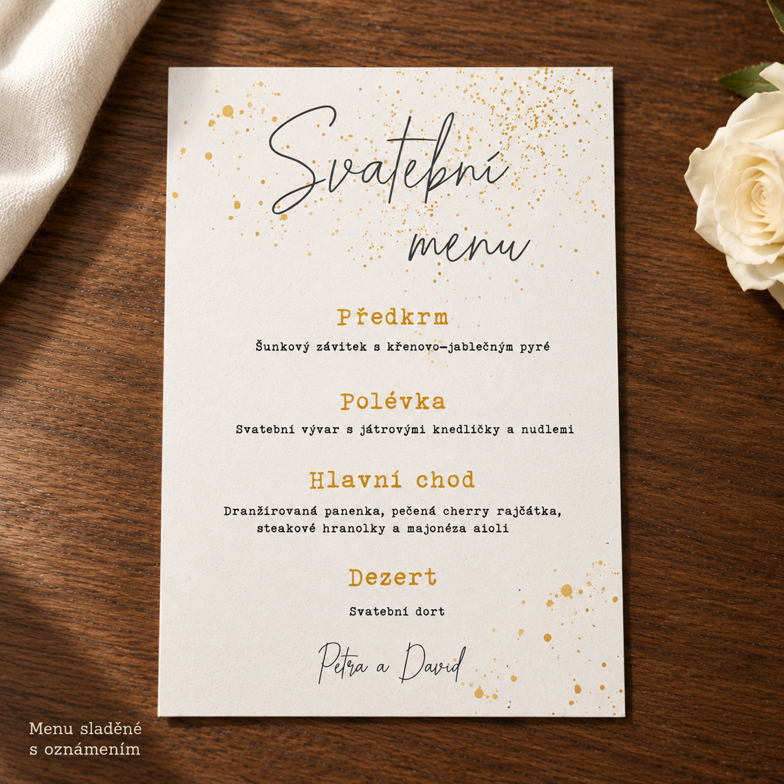 Svadobné menu 279 – ukážka z kolekcie