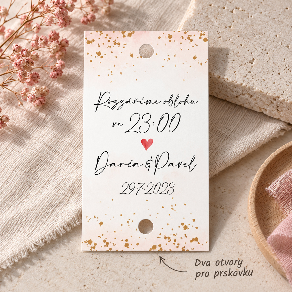Kartička na prskavku 290 – ukážka z kolekcie
