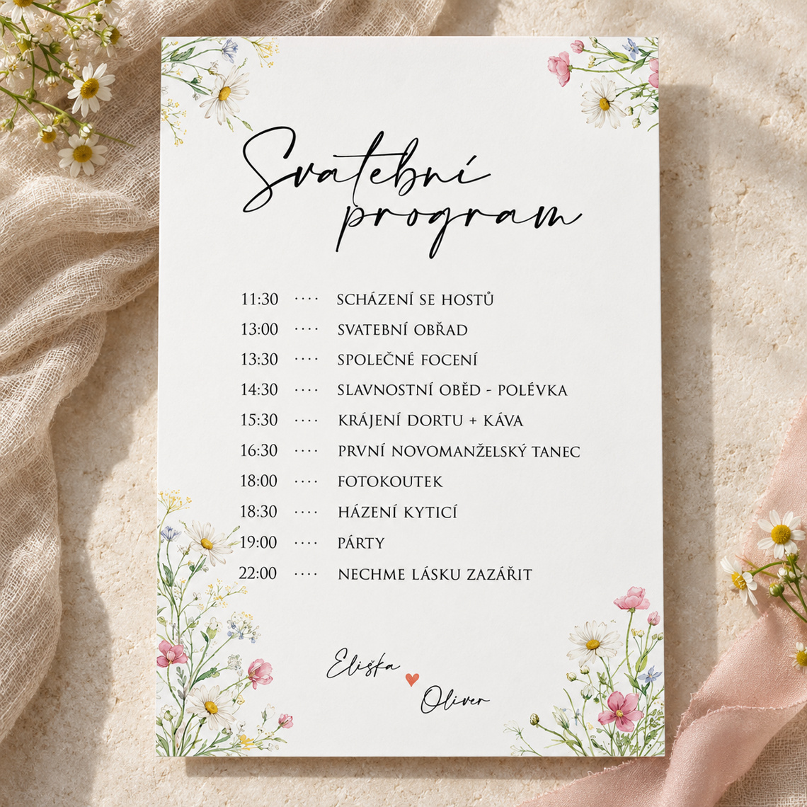 Svatební harmonogram 366 – Produkt