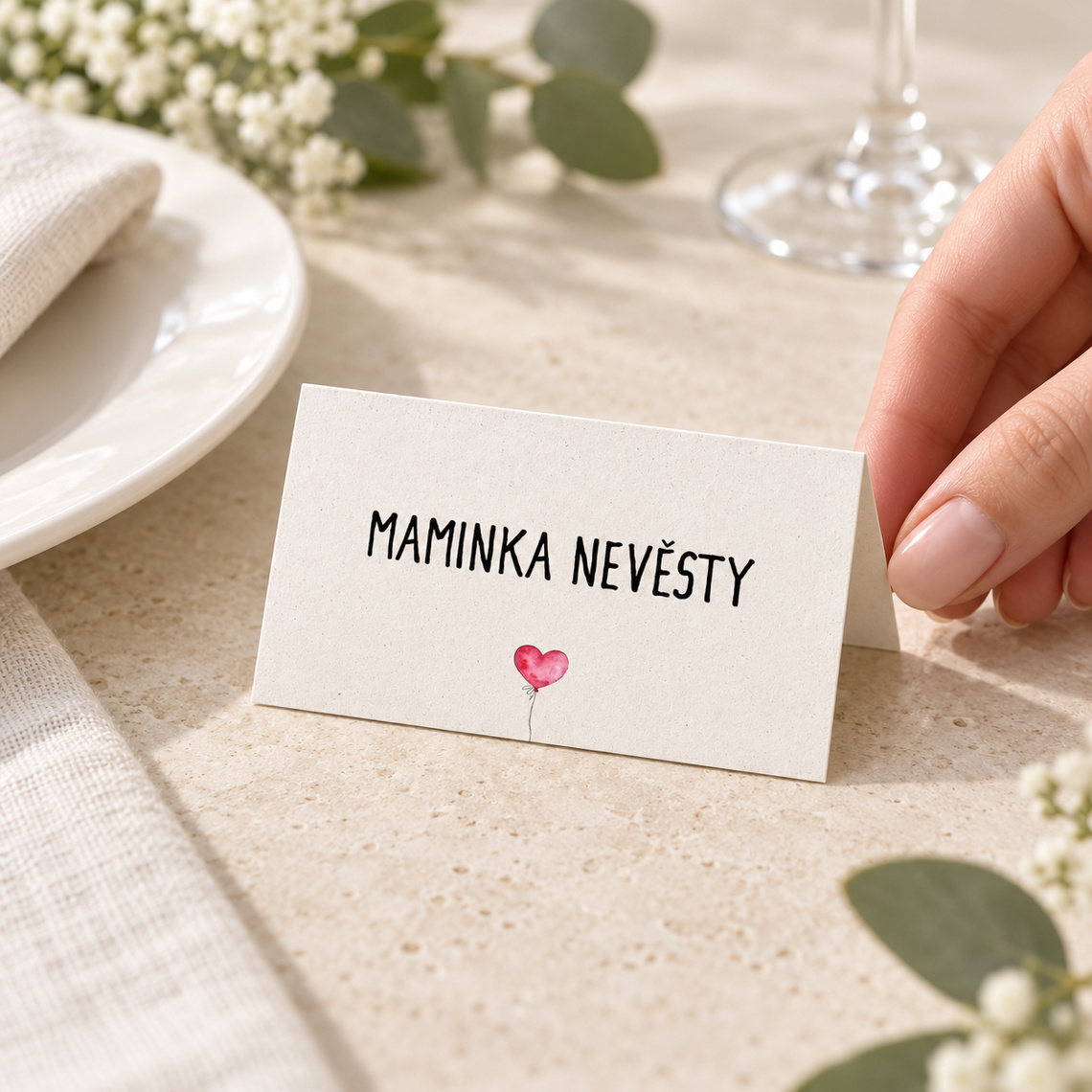 Svatební jmenovka 281 – Použití