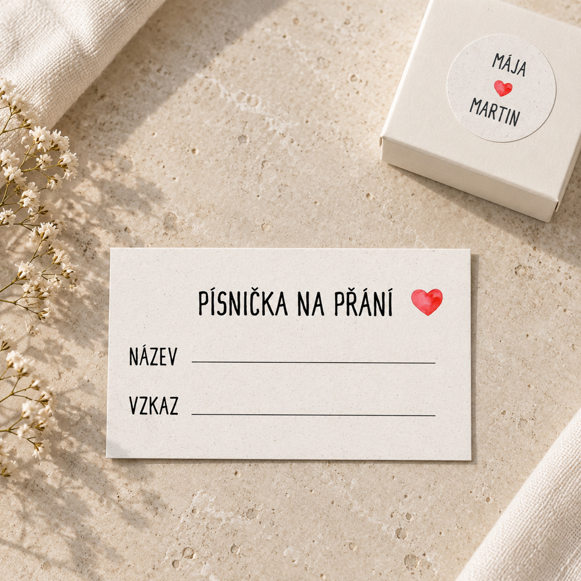 Kartička pro DJ 282 – Sladěná sada