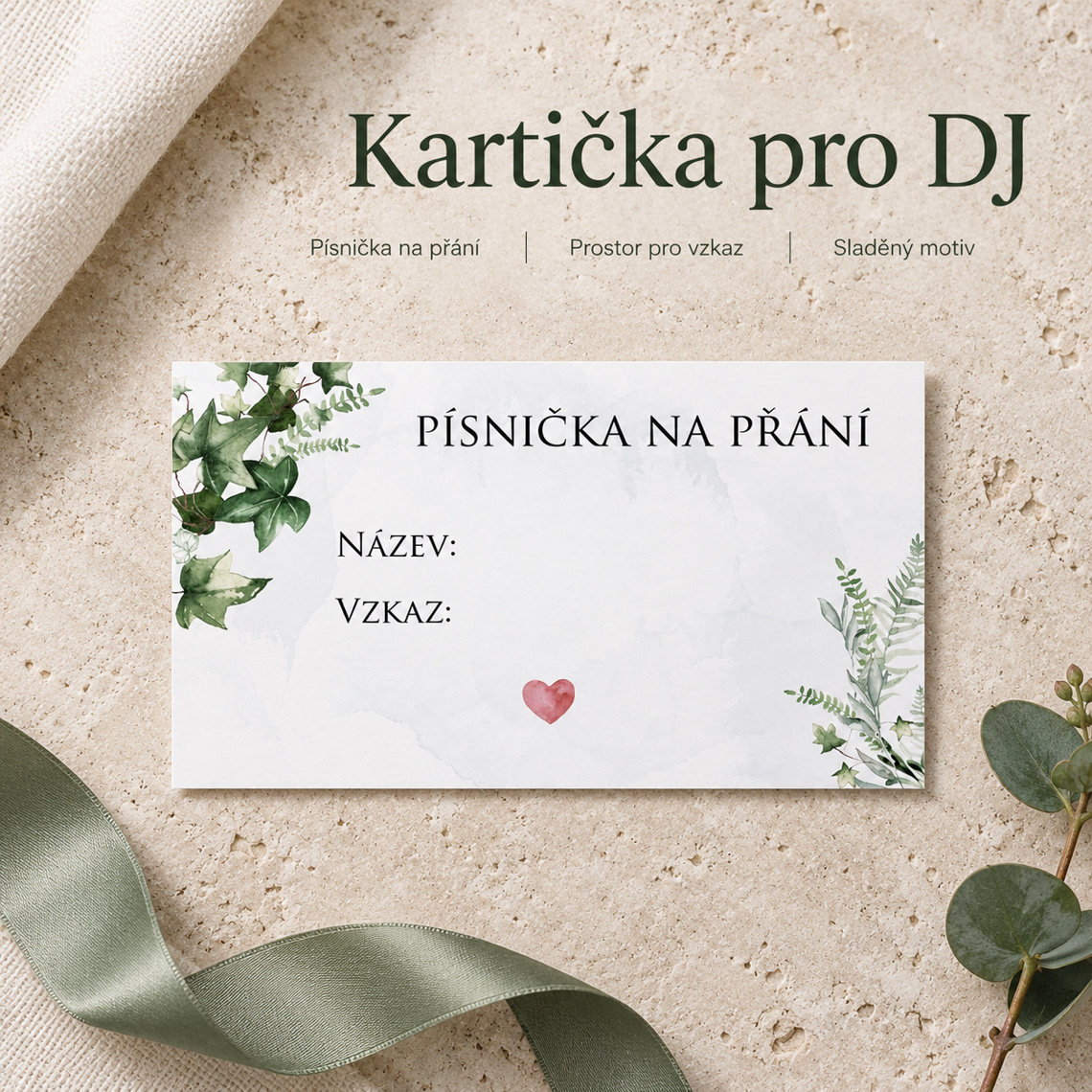Kartička pro DJ 287 – Benefity a detaily