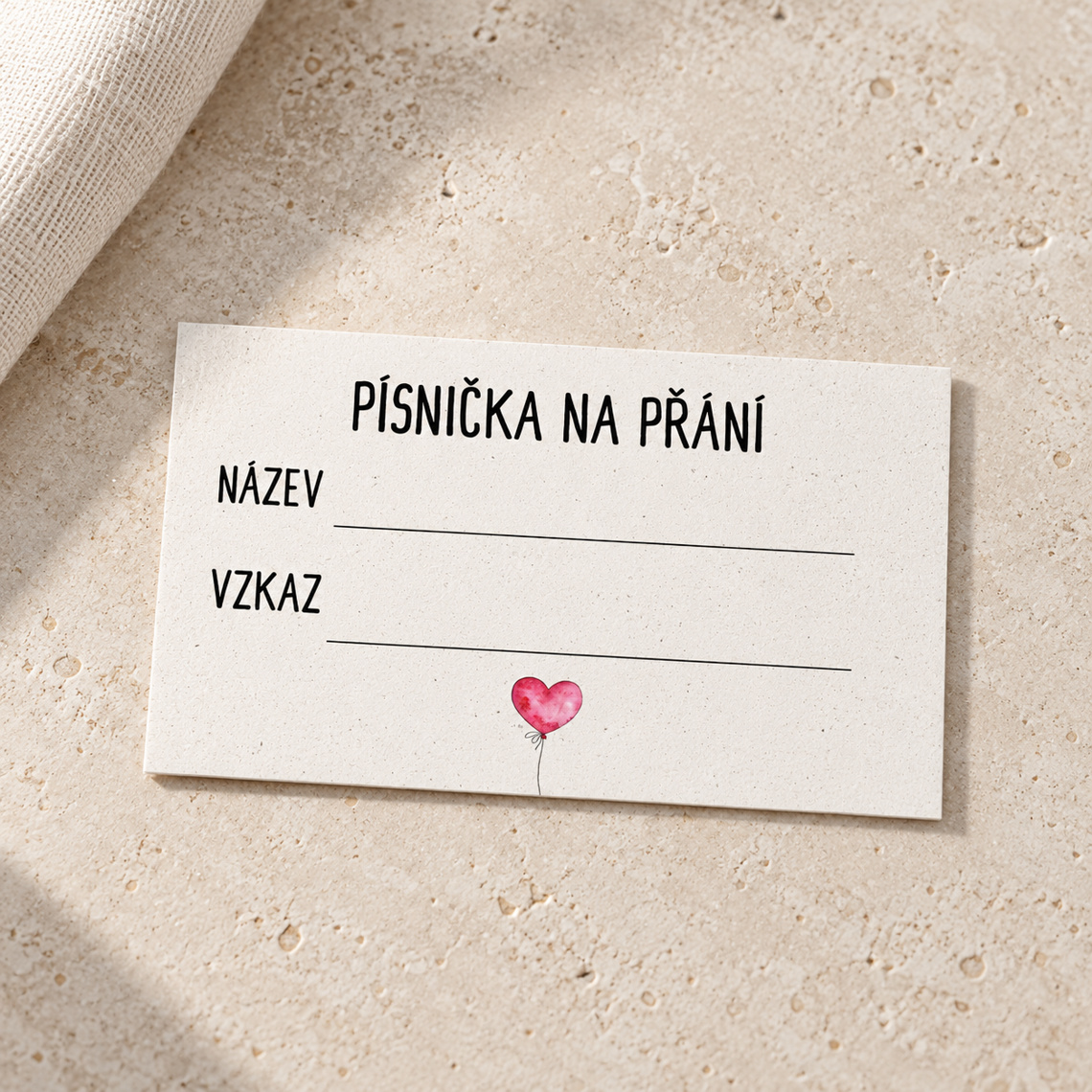 Kartička pro DJ 281 – Samostatný produkt