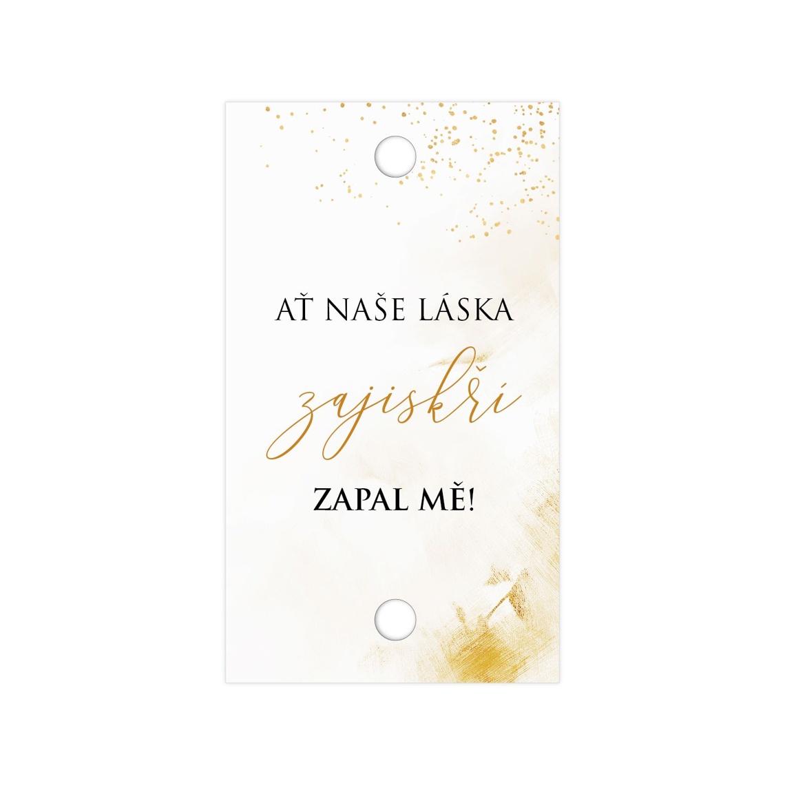 Kartička na prskavku 276 jako kartička na svatební prskavku