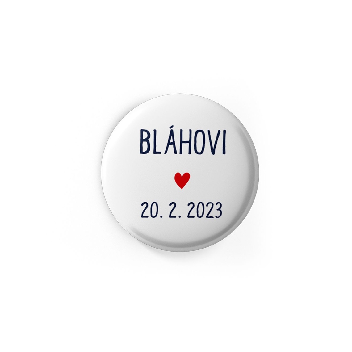 Svatební placka 220 připravené pro svatební placka